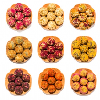 Pure flower handmade blooming tea ball