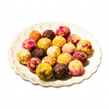 Pure flower handmade blooming tea ball