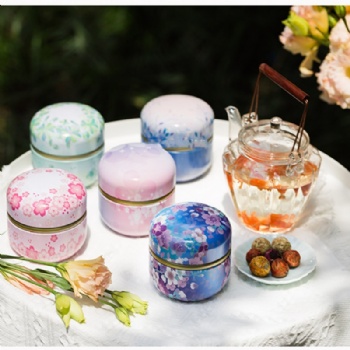 Wholesale Handmade 8 Flavors Mix 3g 16PCs/Tin Mini Size Flowering Blossom Dried Jasmine Rose Hibiscus Flower Tea Balls Gift Kit