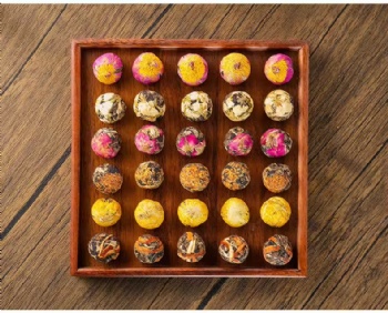 Blooming White Tea Balls Wholesale Blooming Tea Ball Gift Packaging Flower Tea