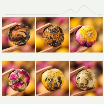 Blooming White Tea Balls Wholesale Blooming Tea Ball Gift Packaging Flower Tea