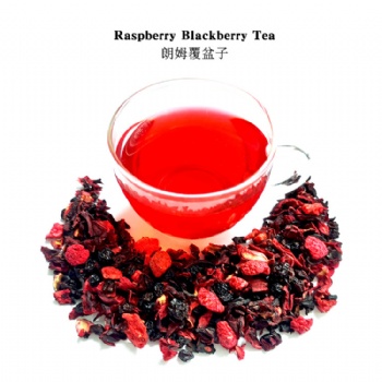 Rum raspberry fruit flavored tea