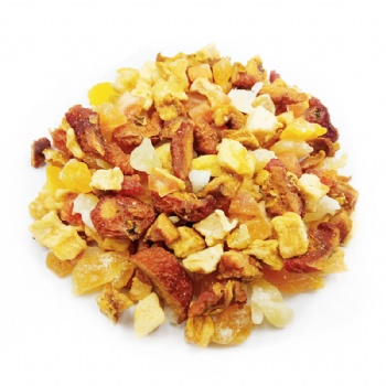 Mango passion fruit flavored tea