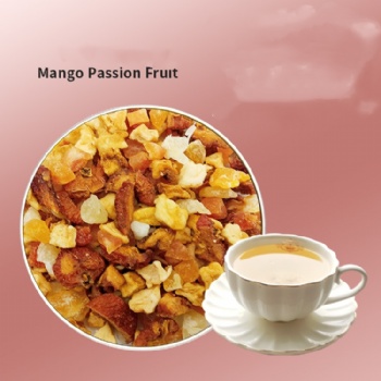 Mango passion fruit flavored tea