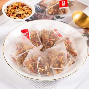 Health preservation, weight loss and detoxification triangular herb tea bag